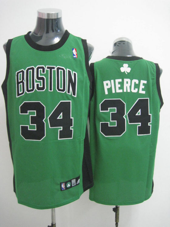 Boston Celtics Pierce Green Black Jersey